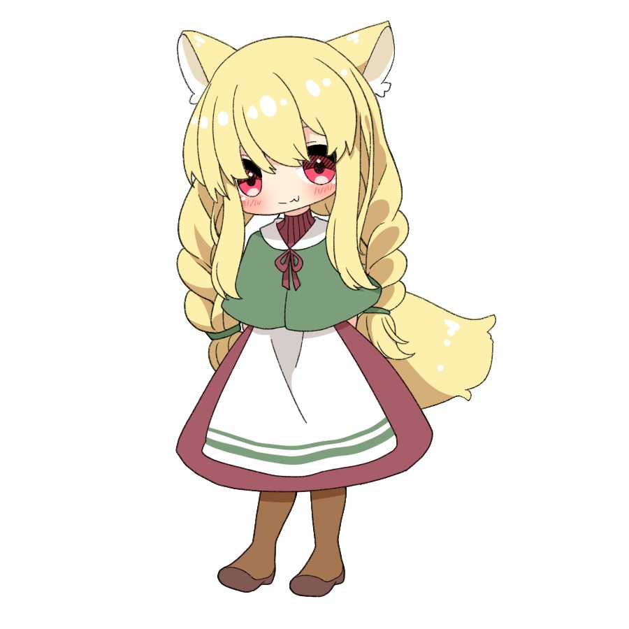 【無料あり】デフォルメ立ち絵素材 人狼&村娘