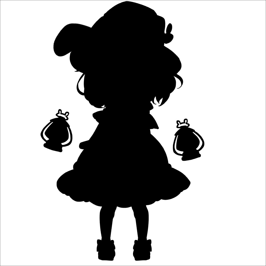 【無料あり】デフォルメ立ち絵素材 うさぎ魔女