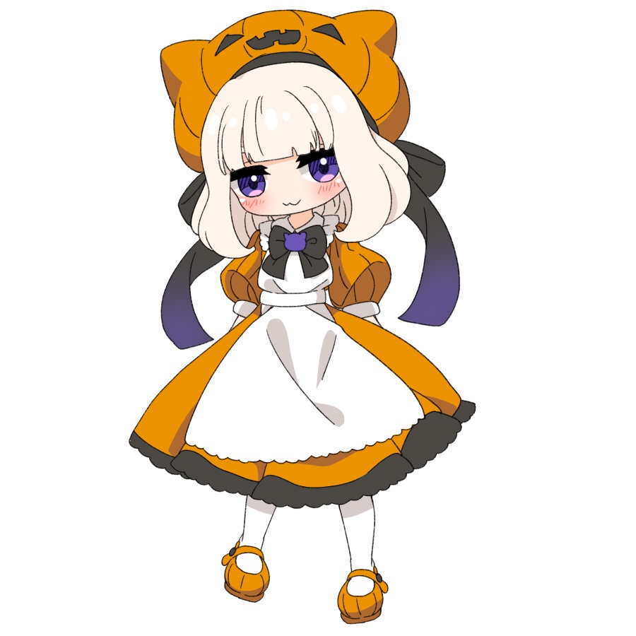 【無料あり】デフォルメ立ち絵素材 ねこかぼちゃ