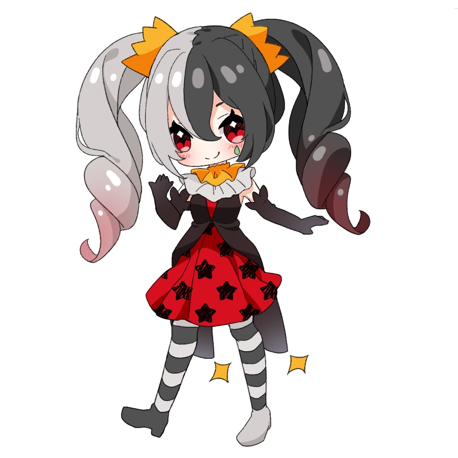 【無料あり】デフォルメ立ち絵素材 道化師