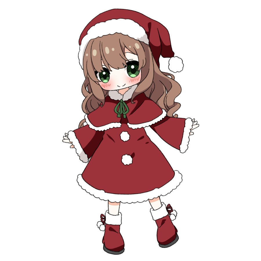 【無料あり】デフォルメ立ち絵素材 サンタちゃん