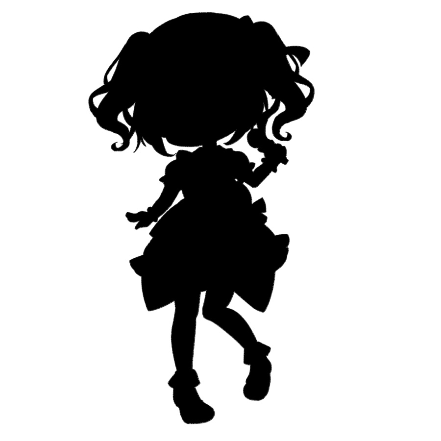 【無料あり】デフォルメ立ち絵素材 アイドル ピンク