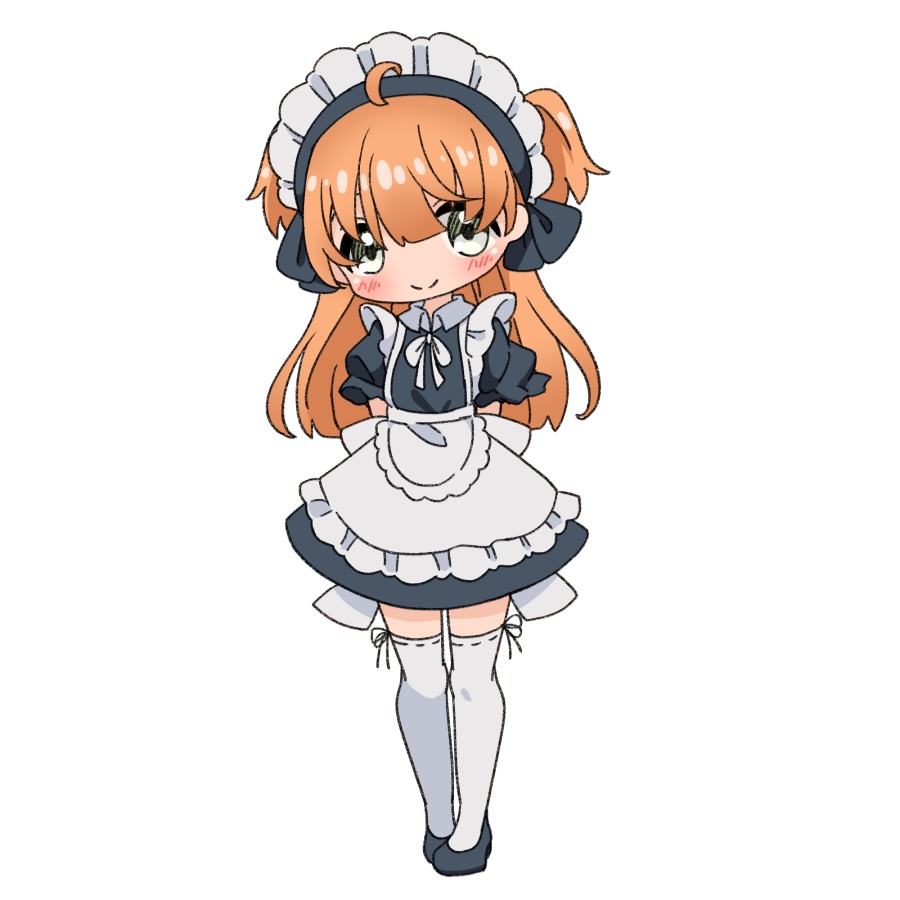 【無料あり】デフォルメ立ち絵素材 ミニスカメイド