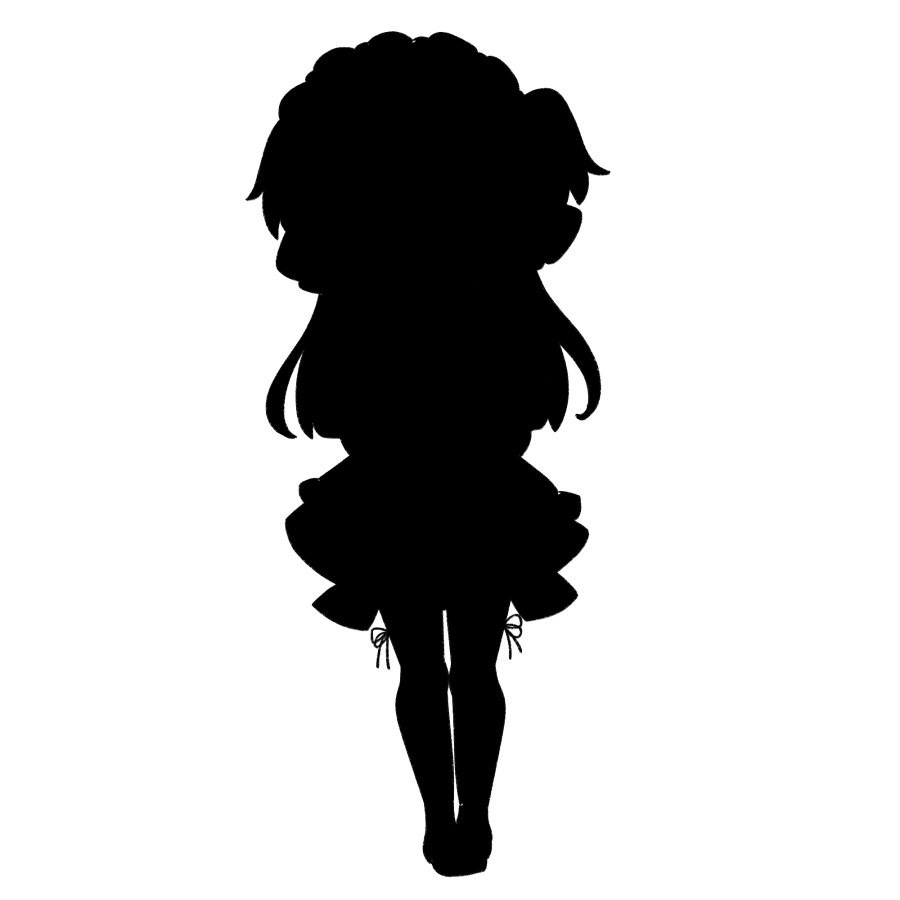 【無料あり】デフォルメ立ち絵素材 ミニスカメイド