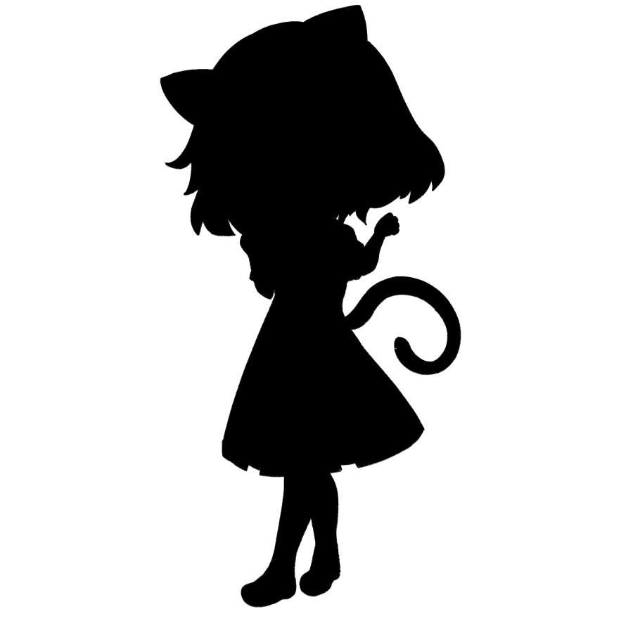 【無料あり】デフォルメ立ち絵素材 ねこ 青