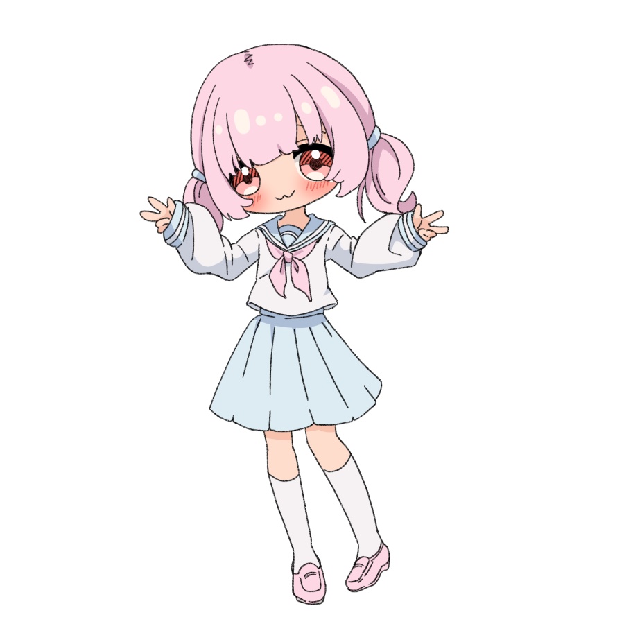 【無料あり】デフォルメ立ち絵素材 ゆめかわ セーラー