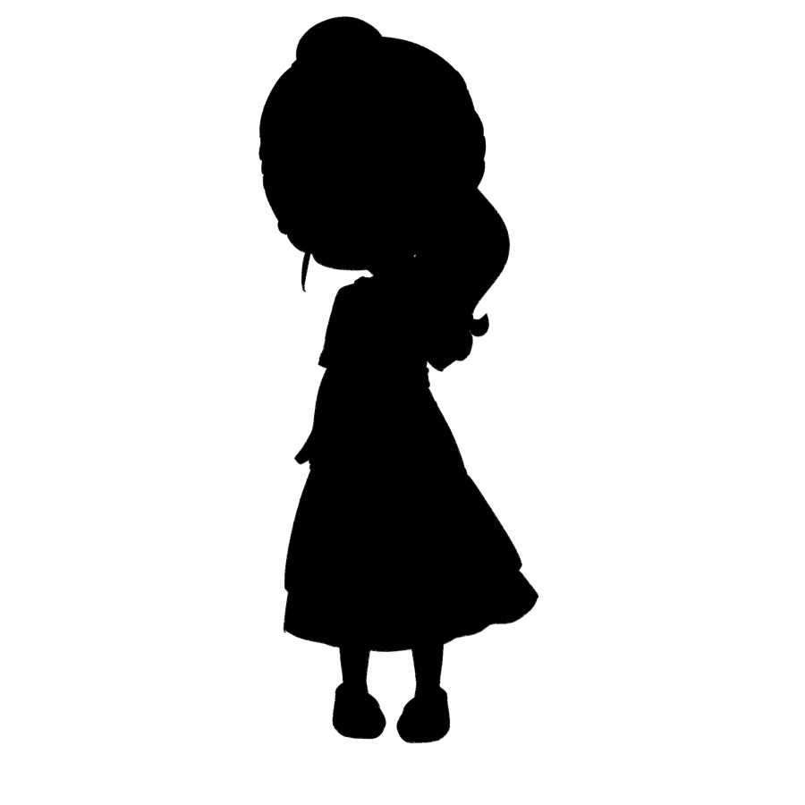 【無料あり】デフォルメ立ち絵素材 エプロン 緑