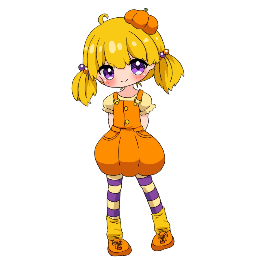 【無料あり】デフォルメ立ち絵素材 かぼちゃガール