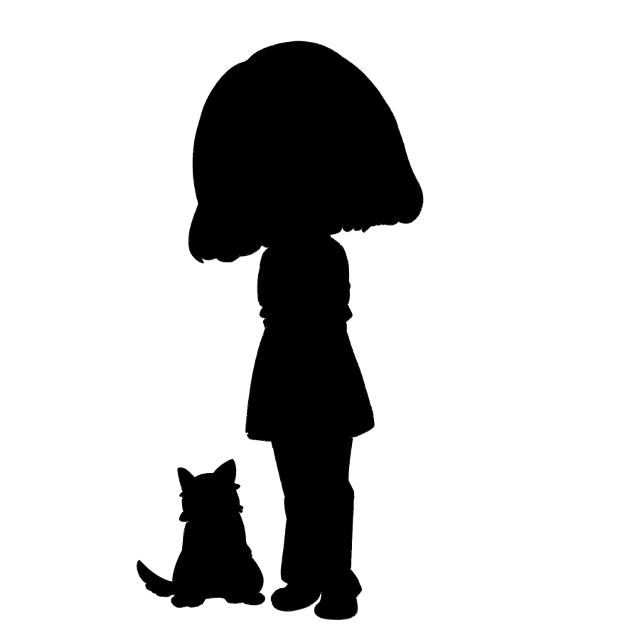 【無料あり】デフォルメ立ち絵素材 ペットショップ店員 犬