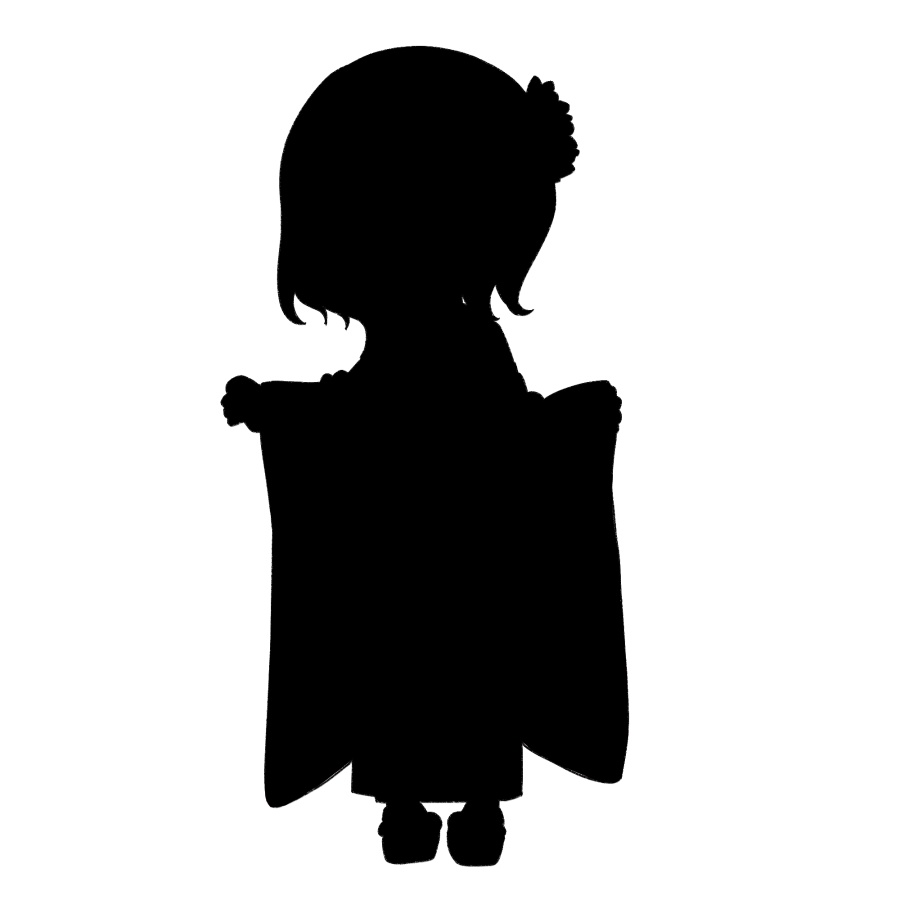 【無料あり】デフォルメ立ち絵素材 振袖
