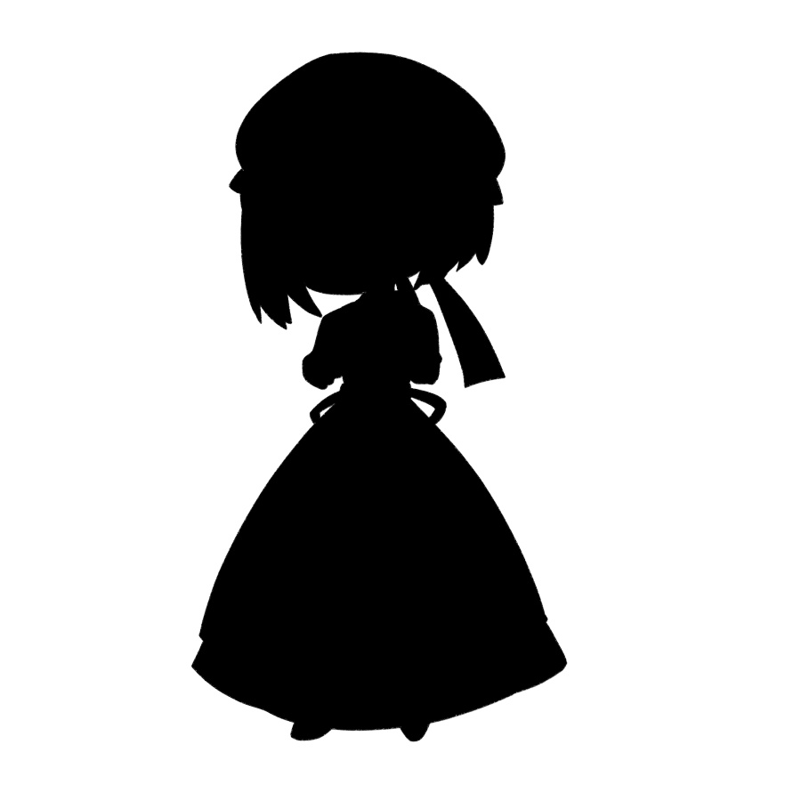 【無料あり】デフォルメ立ち絵素材 ヴィクトリアンメイド 午前