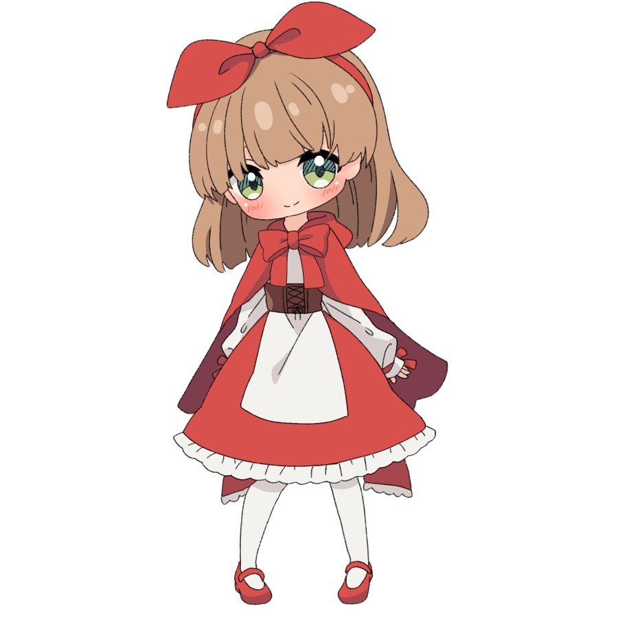 【無料あり】デフォルメ立ち絵素材 赤ずきん