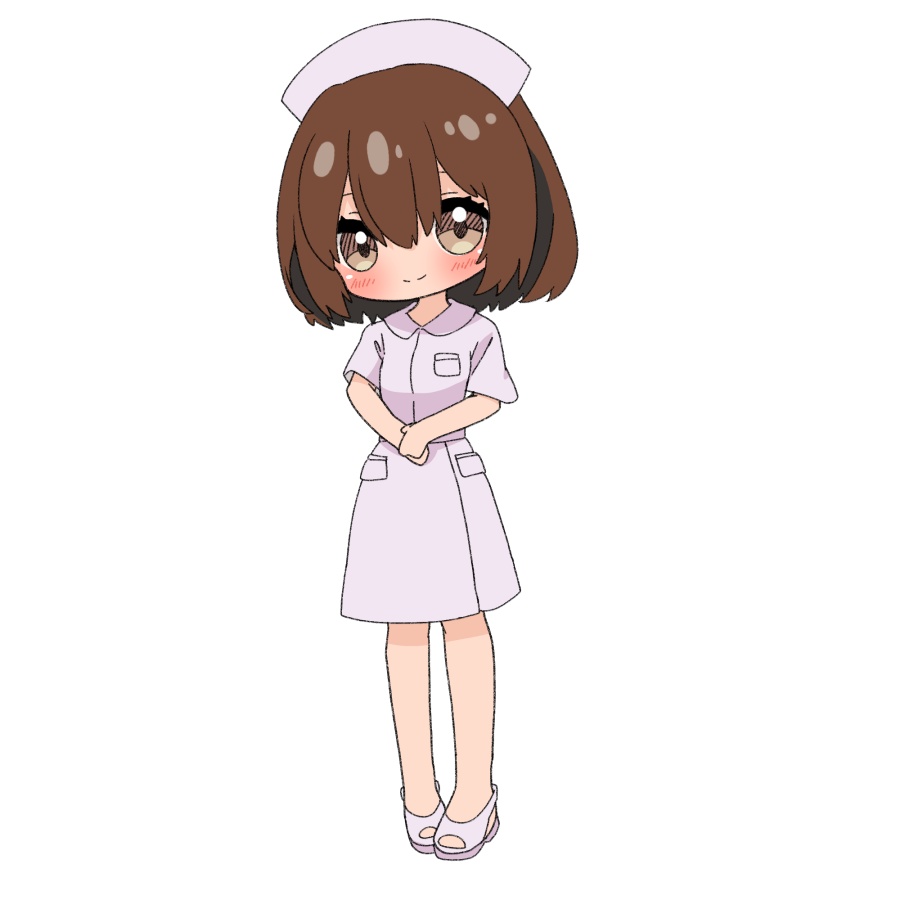 【無料あり】デフォルメ立ち絵素材 ナース