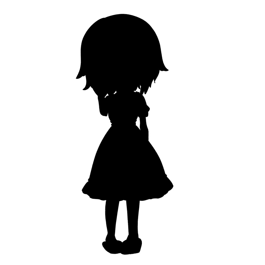 【無料あり】デフォルメ立ち絵素材 パジャマ 白ワンピース