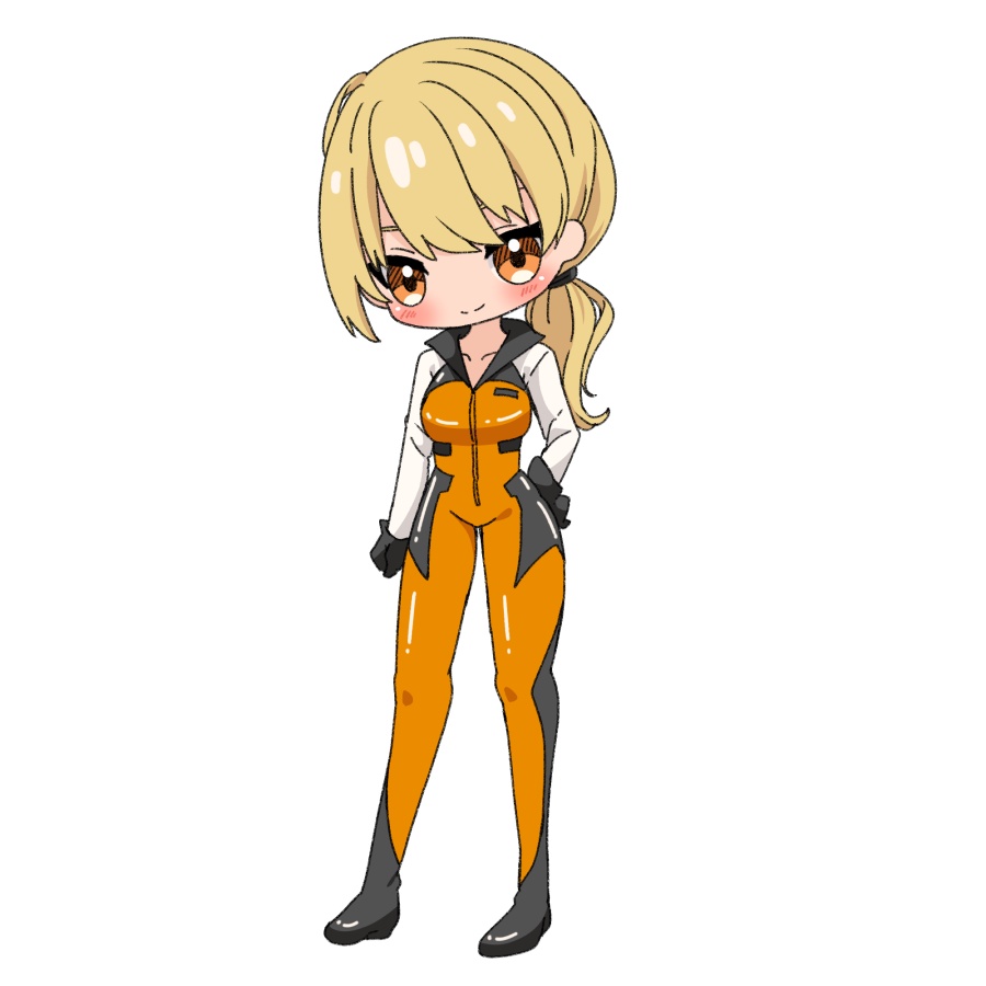 【無料あり】デフォルメ立ち絵素材 ライダースーツ