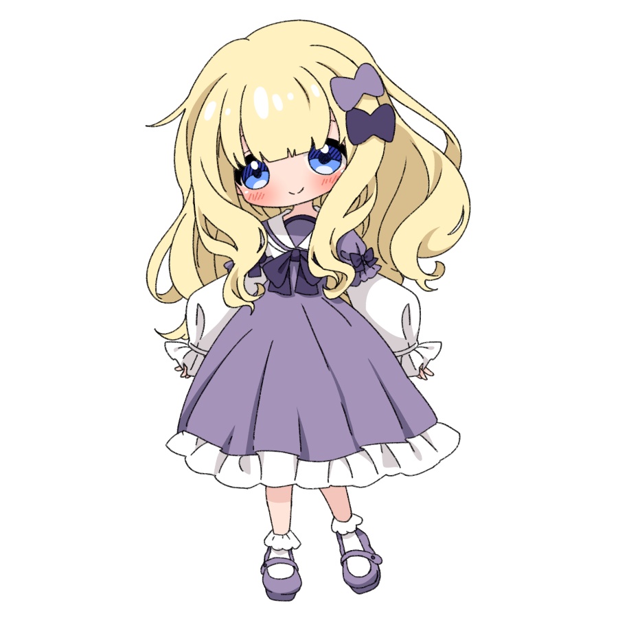 【無料あり】デフォルメ立ち絵素材 ふわふわワンピース