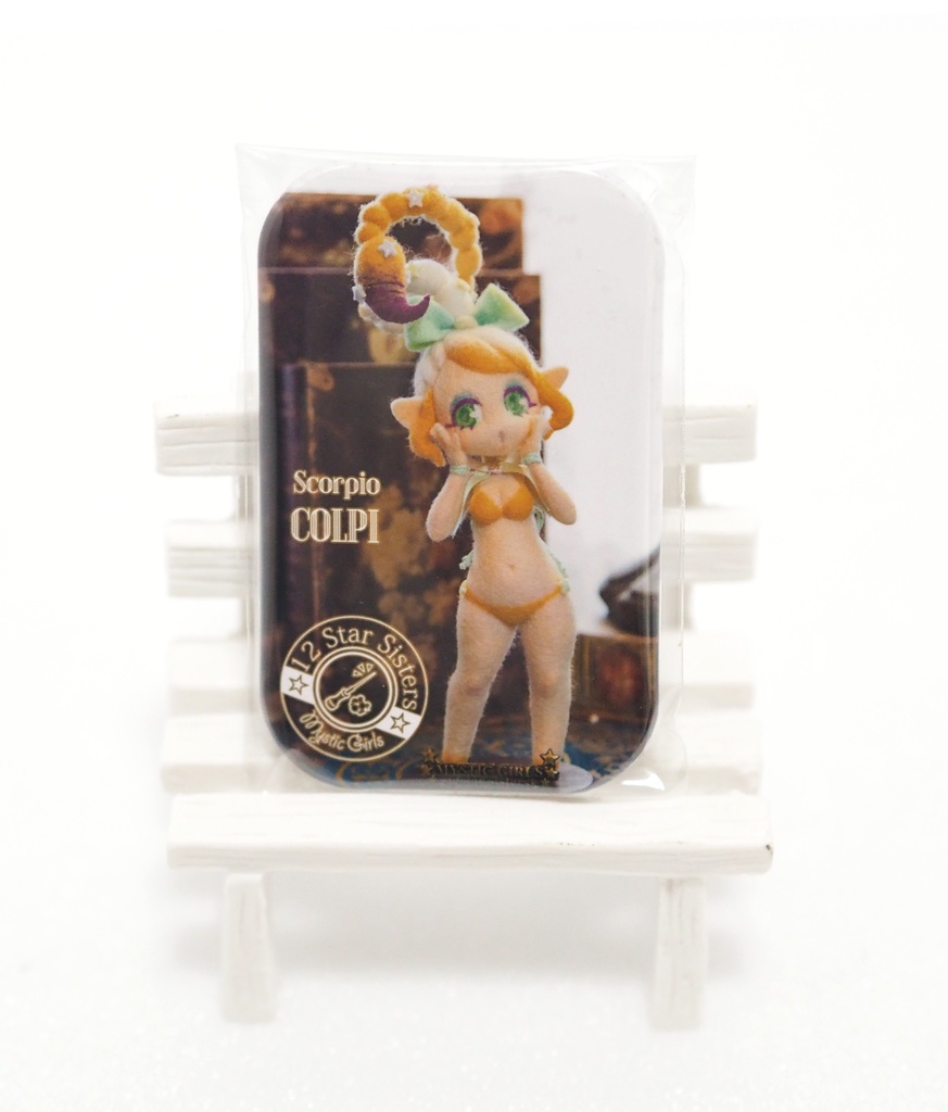 羊毛ドール『12Sstar Sisters 蠍座コルピ』缶バッジ