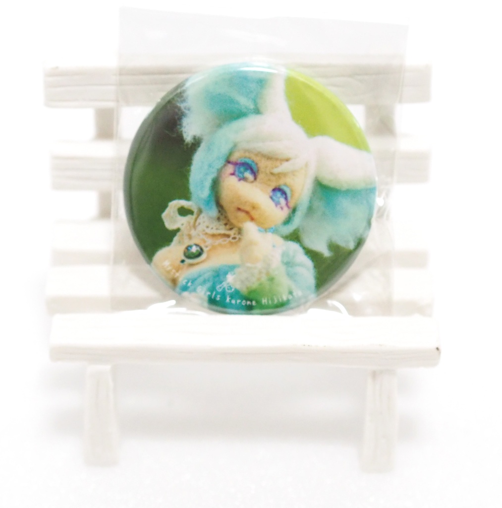 羊毛ドール『パジャマパーティーMINT』缶バッジ