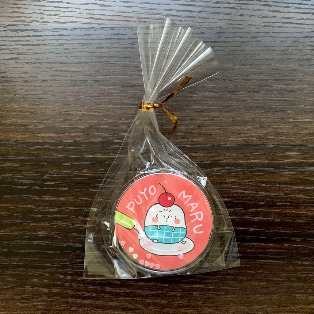 プヨ丸 バッジ ユリカのイラスト屋 Booth