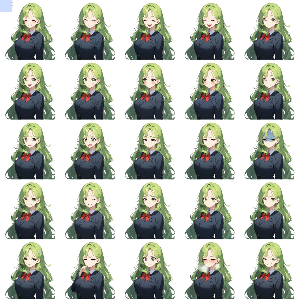 汎用立ち絵素材【SW1-Green-1】