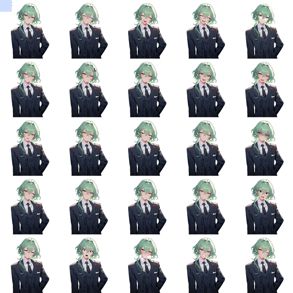 汎用立ち絵素材【SW1-Green-2】