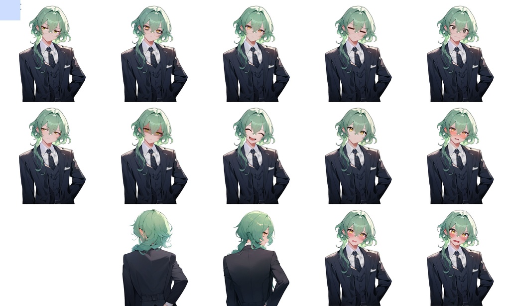 汎用立ち絵素材【SW1-Green-2】