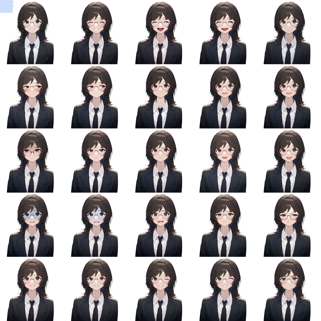 汎用立ち絵素材【SW1-Brown-1】