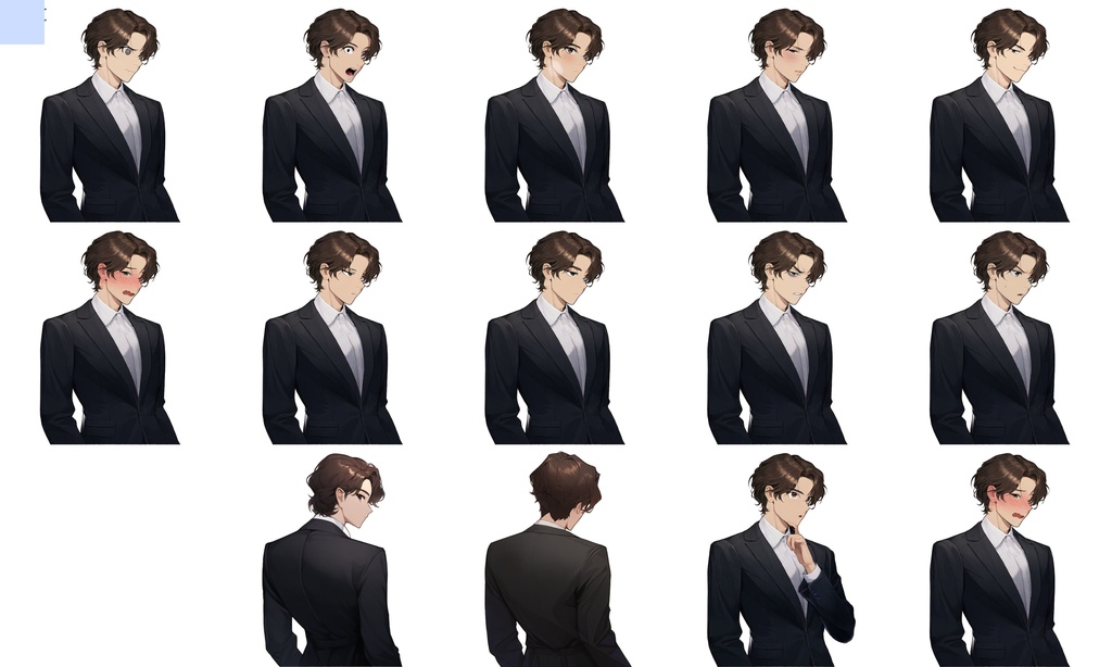 汎用立ち絵素材【SW1-Brown-2】