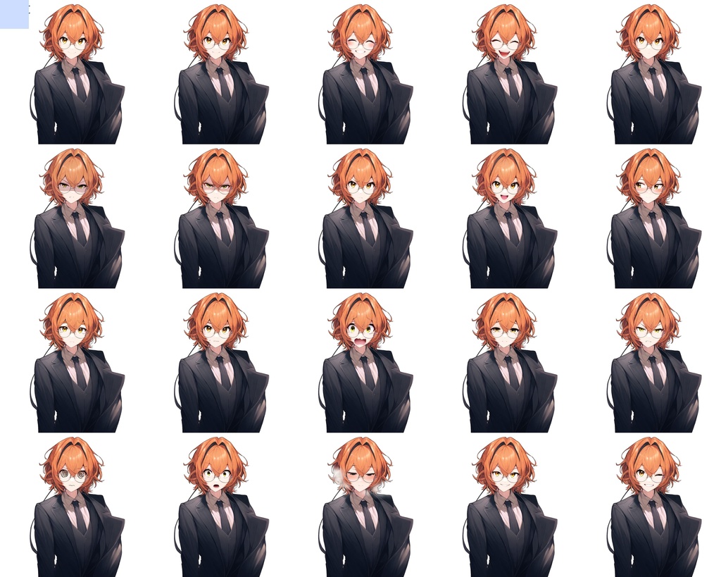 汎用立ち絵素材【SW1-orenge-2】