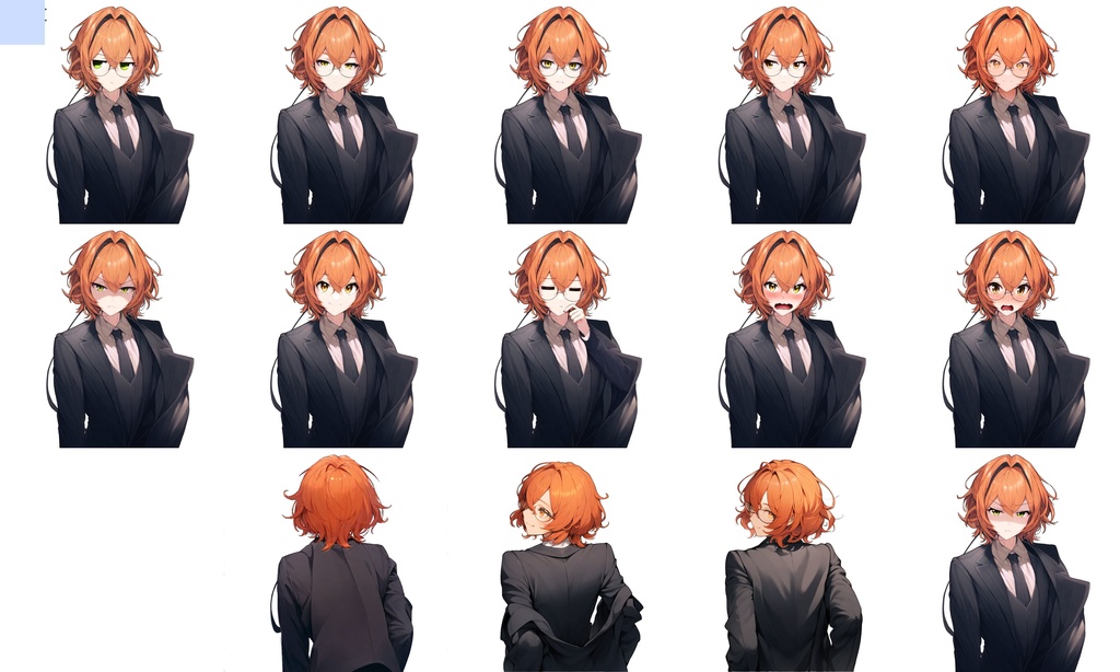 汎用立ち絵素材【SW1-orenge-2】