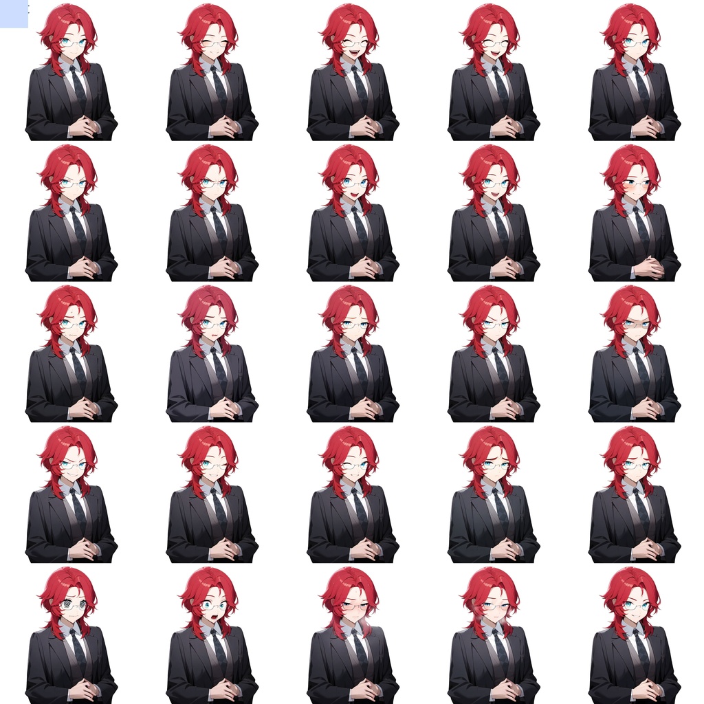 汎用立ち絵素材【SW1-Red-1】