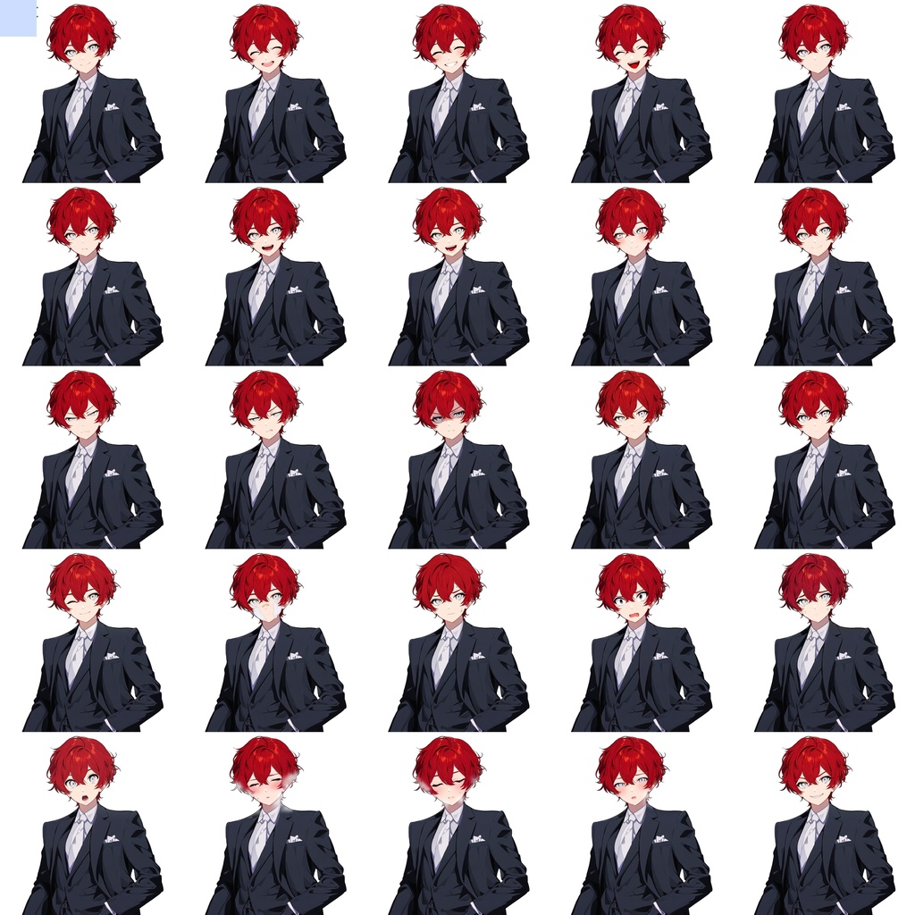 汎用立ち絵素材【SW1-Red-2】