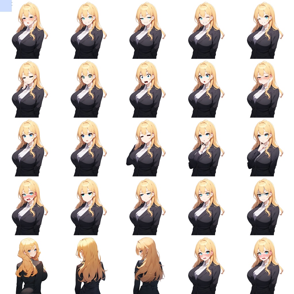 汎用立ち絵素素材【SW1-Yellow-1】