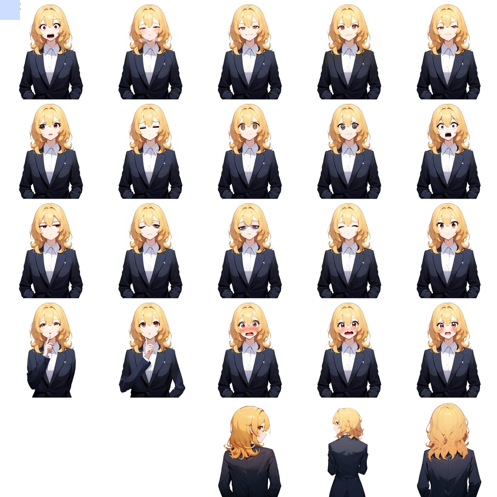 汎用立ち絵素素材【SW1-Yellow-2】