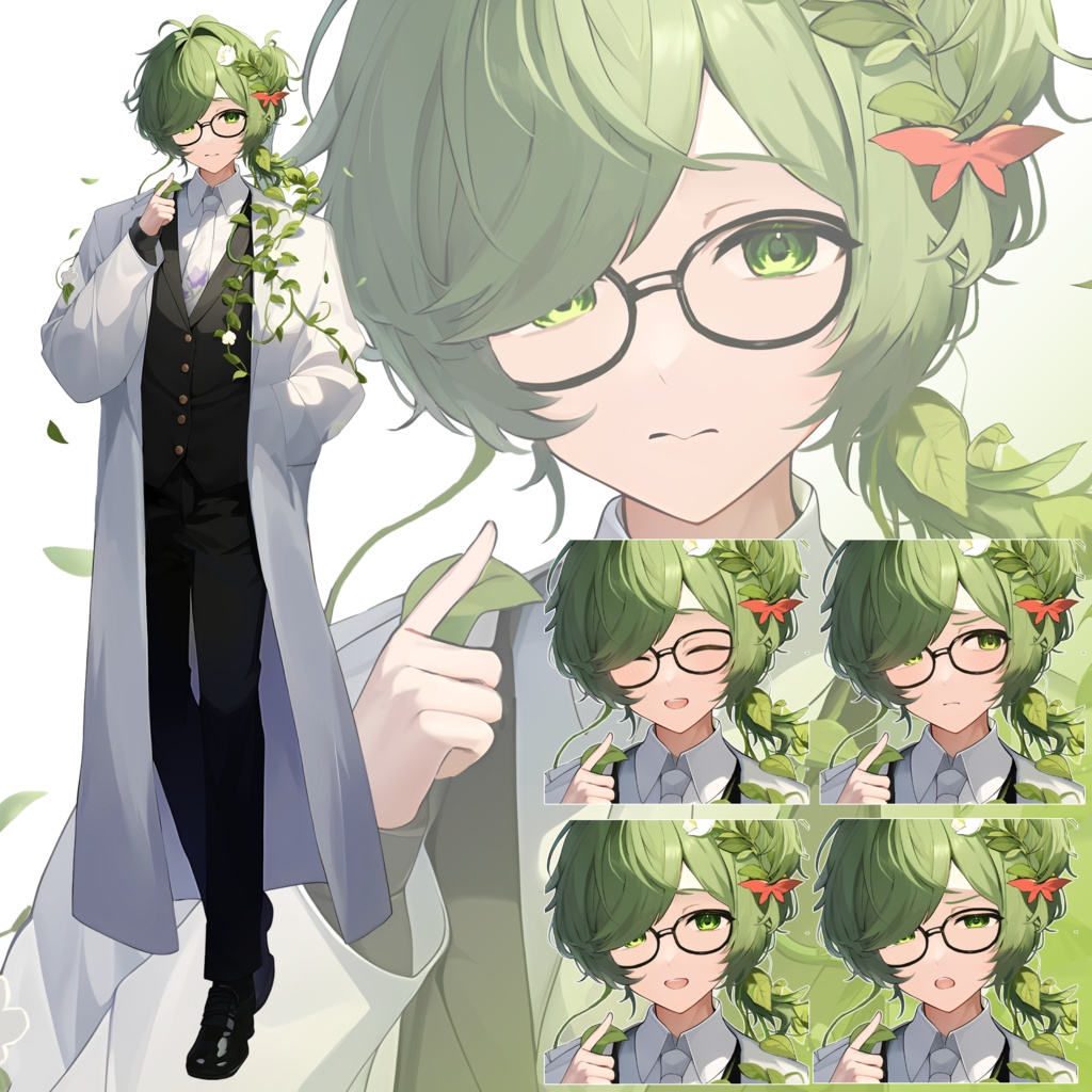 アイコン・立ち絵オーダーメイド依頼!【生成AI+担当絵師】