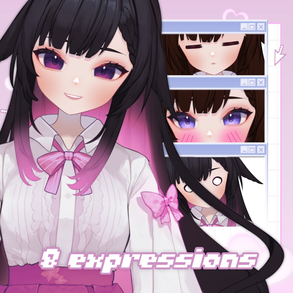 イッカク系VTuber「ナリエル」– フルボディモデル