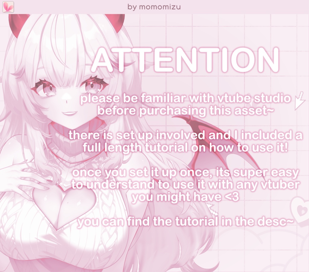 セクシーセーターのVtuberボディ | Vtube Studio用リギング済みLive2Dアセット(カスタムスライダー+スキントーン付き)