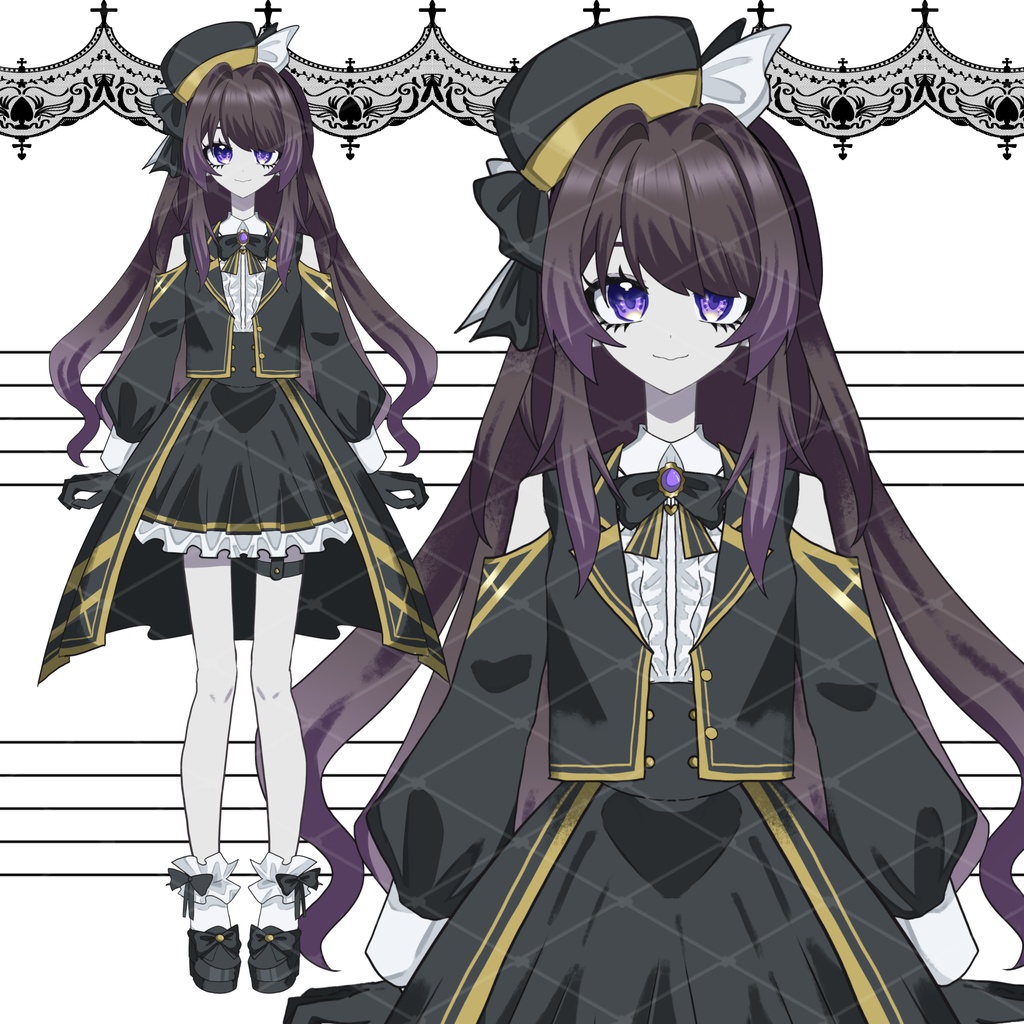 【限定1点】ホテルマンの少女【パーツ分け済みPSD】