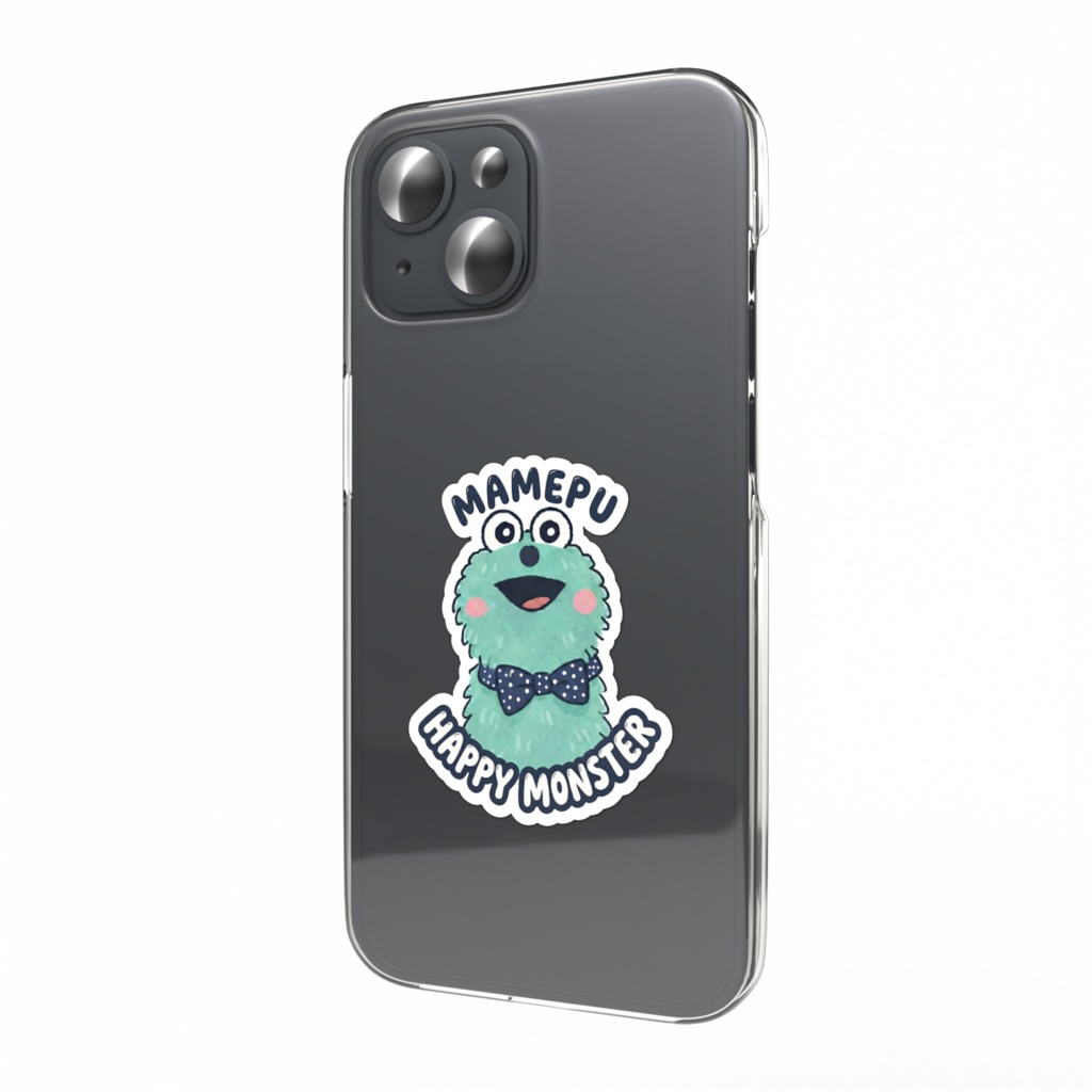 まめぷの限定スマホステッカー