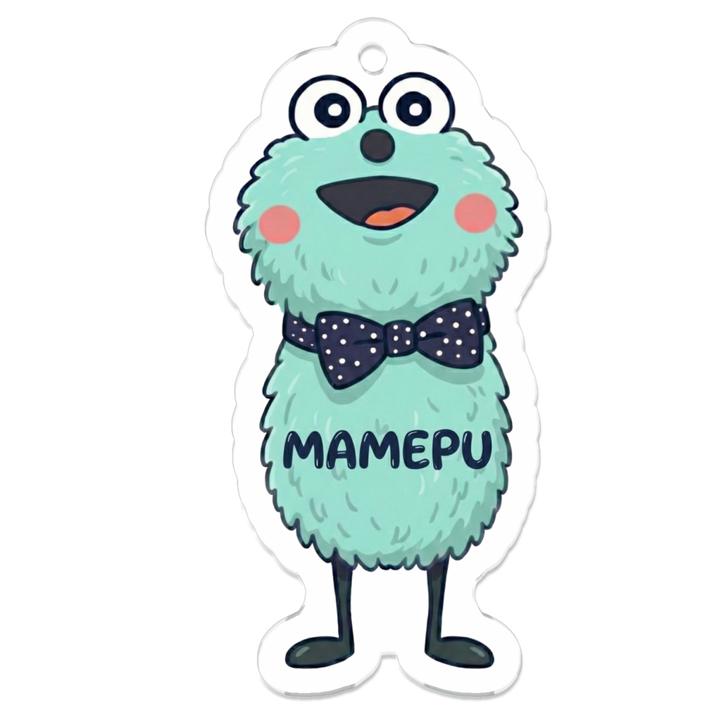 まめぷの幸福キーホルダー