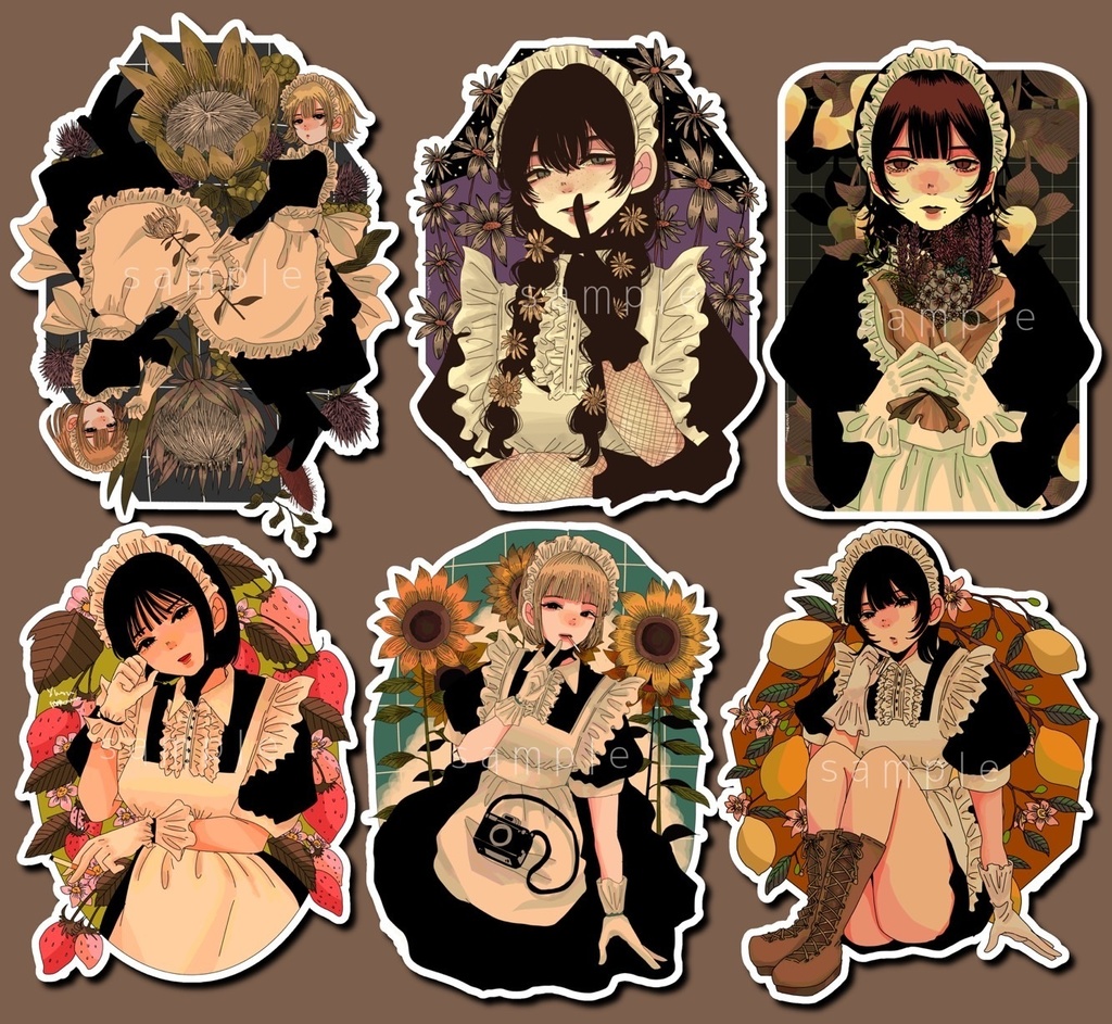 YuzuhaTakamuraステッカー6枚セット