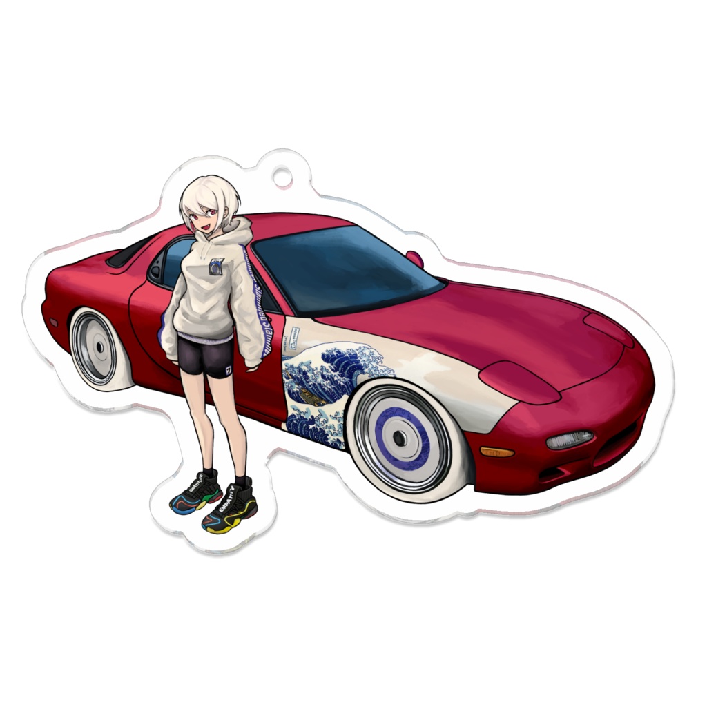 JDM Girl アクリルキーホルダー