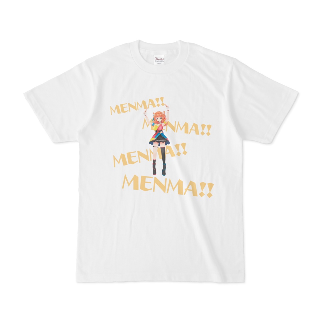 おうえんメンマちゃん!Tシャツ ホワイト