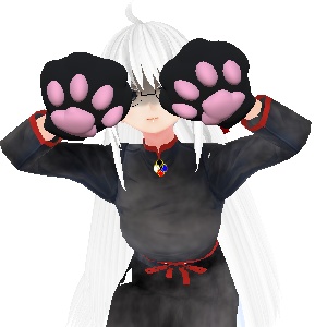 3Dモデル用　猫の手