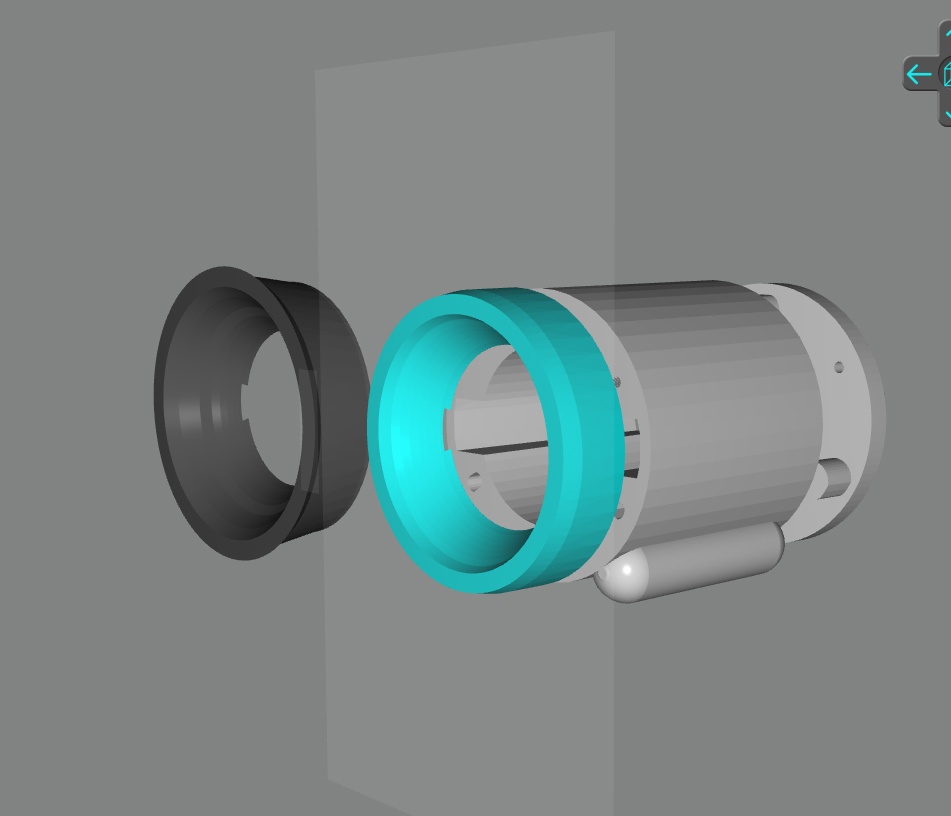 スーパートゥイーターユニットを設置するための台座のデータ