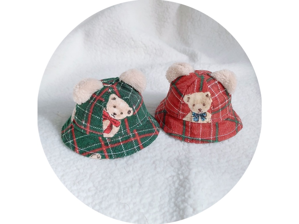 くまちゃんハット(クリスマスver.)