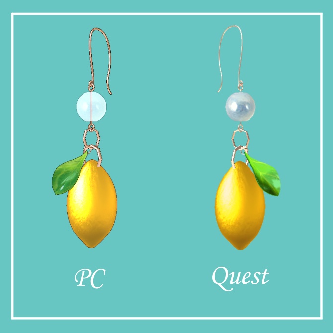 【PB対応】レモンピアス🍋