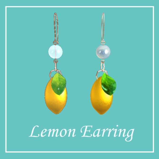 【PB対応】レモンピアス🍋