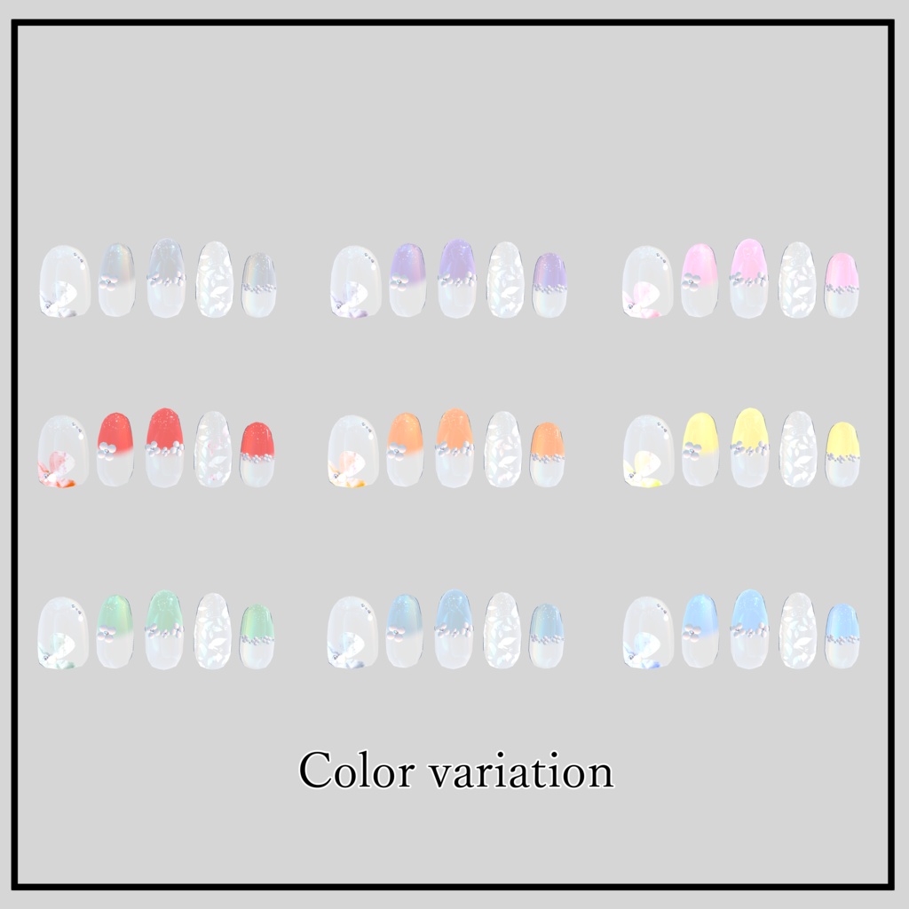 【アリスフィール対応】Simple Flower nail🌼✨