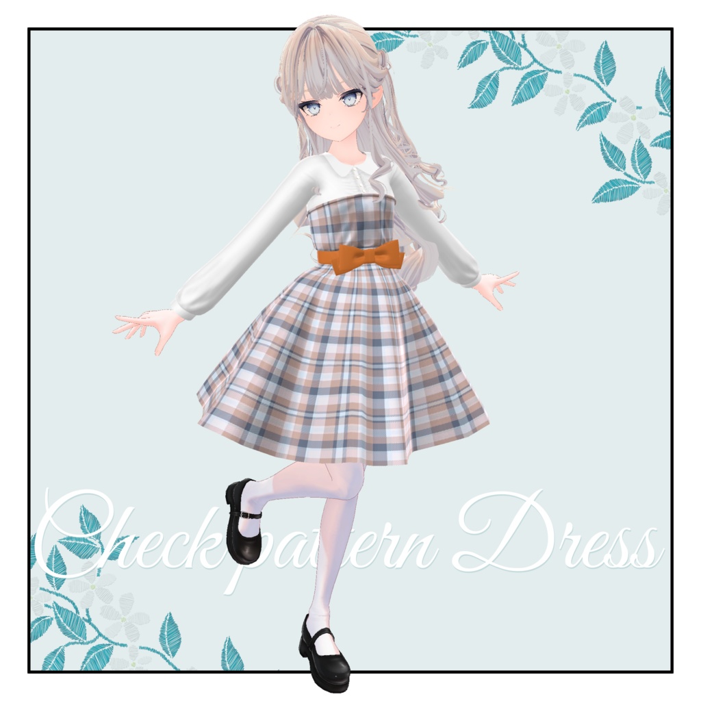 【アリスフィール対応】🍂 Check pattern Dress🍂